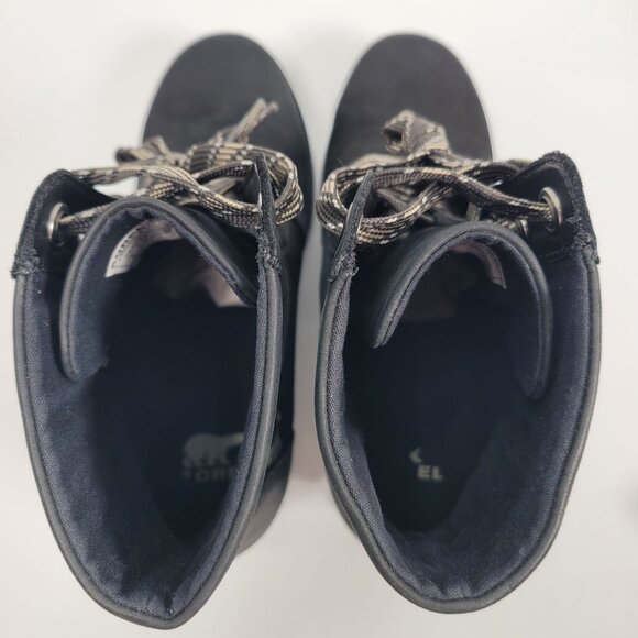 Sorel Joan of Arctic Wedge III Women's Black Boots NL4364-010 US Size 9 - Picture 7 of 10